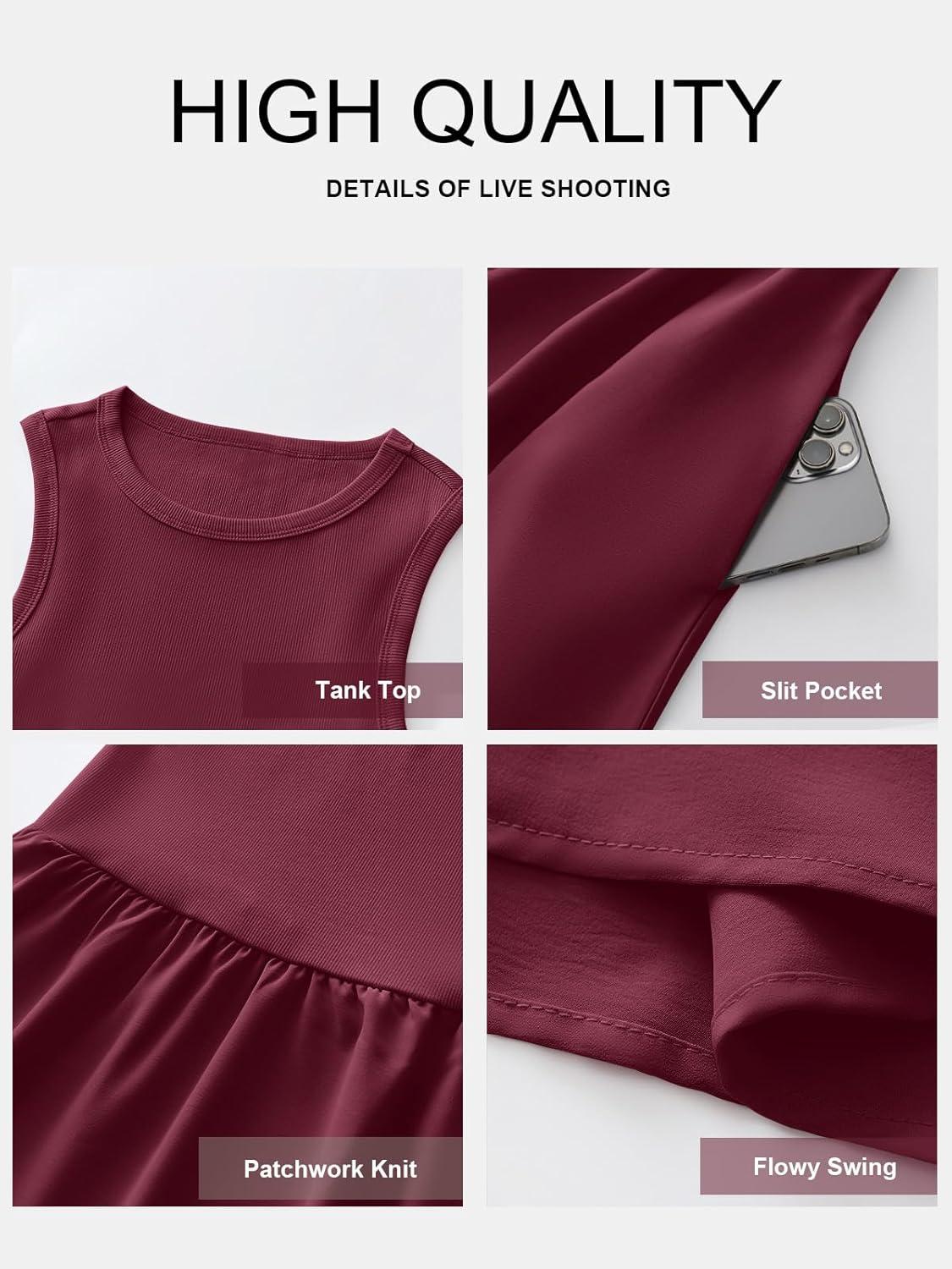 imageANRABESS Womens 2025 Summer Casual Maxi Dress A line Tiered Flowy Short Sleeve Crewneck T Shirt Beach Travel Long DressesBurgundy