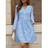 imageANRABESS Dresses for Women Long Sleeve Fall Casual V Neck Floral Boho Flowy Swing Mini Dress 2025 Travel Vacation OutfitsBlue White Floral