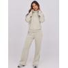 imageANRABESS Lounge Sets for Women 2 Piece Outfits Sweatsuit Fall Zip Up Sweatshirts Wide Leg Pants Matching Sweat Set TracksuitLight Khaki