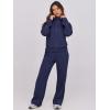 imageANRABESS Lounge Sets for Women 2 Piece Outfits Sweatsuit Fall Zip Up Sweatshirts Wide Leg Pants Matching Sweat Set TracksuitNavy Blue