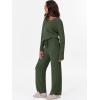 imageANRABESS Lounge Sets for Women Fuzzy Fleece Pajama Sets 2 Piece Outfits Cozy Sweater Matching Set 2025 Fall Winter LoungewearLawn Green