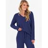 imageANRABESS Lounge Sets for Women Fuzzy Fleece Pajama Sets 2 Piece Outfits Cozy Sweater Matching Set 2025 Fall Winter LoungewearNavy Blue