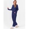 imageANRABESS Lounge Sets for Women Fuzzy Fleece Pajama Sets 2 Piece Outfits Cozy Sweater Matching Set 2025 Fall Winter LoungewearNavy Blue