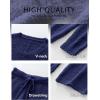 imageANRABESS Lounge Sets for Women Fuzzy Fleece Pajama Sets 2 Piece Outfits Cozy Sweater Matching Set 2025 Fall Winter LoungewearNavy Blue