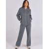 imageANRABESS Women 2 Piece Outfits Lounge Set Oversized Zip Up Sweatshirt Jacket Sweatpant Matching Sweat Sets Winter SweatsuitsDark Grey