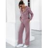 imageANRABESS Women 2 Piece Outfits Sweatsuit Zip Up Crop Hoodies SweatPants Lounge Matching Sweat Set 2024 Winter Trendy ClothesLight Purple