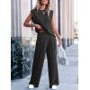 imageANRABESS Women 2 Piece Outfits Tank Top ampamp Palazzo Pants 2025 Summer Lounge Matching Sets Travel Vacation Beach ClothingBlack