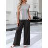 imageANRABESS Women 2 Piece Outfits Tank Top ampamp Palazzo Pants 2025 Summer Lounge Matching Sets Travel Vacation Beach ClothingLight Grey