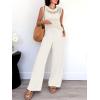 imageANRABESS Women 2 Piece Summer Outfits 2025 Crochet Sweater Vest Wide Leg Pants Lounge Matching Sets Travel Vacation ClothesCreamy White
