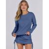 imageANRABESS Women Long Sleeve Skirt Sets 2025 Fall Sweater Lounge Sets 2 Piece Beach Vacation OutfitsDeep Blue