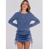 imageANRABESS Women Long Sleeve Skirt Sets 2025 Fall Sweater Lounge Sets 2 Piece Beach Vacation OutfitsDeep Blue