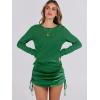 imageANRABESS Women Long Sleeve Skirt Sets 2025 Fall Sweater Lounge Sets 2 Piece Beach Vacation OutfitsGreen