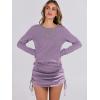 imageANRABESS Women Long Sleeve Skirt Sets 2025 Fall Sweater Lounge Sets 2 Piece Beach Vacation OutfitsPurple