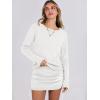 imageANRABESS Women Long Sleeve Skirt Sets 2025 Fall Sweater Lounge Sets 2 Piece Beach Vacation OutfitsWhite