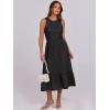 imageANRABESS Women Midi Dresses 2025 Summer Casual Sleeveless Sundress High Neck Tank Top Racerback Flowy Beach Dress  PocketsBlack