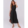imageANRABESS Women Midi Dresses 2025 Summer Casual Sleeveless Sundress High Neck Tank Top Racerback Flowy Beach Dress  PocketsBlack