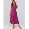 imageANRABESS Women Midi Dresses 2025 Summer Casual Sleeveless Sundress High Neck Tank Top Racerback Flowy Beach Dress  PocketsPurple Red