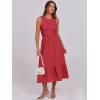 imageANRABESS Women Midi Dresses 2025 Summer Casual Sleeveless Sundress High Neck Tank Top Racerback Flowy Beach Dress  PocketsRed