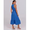 imageANRABESS Women Midi Dresses 2025 Summer Casual Sleeveless Sundress High Neck Tank Top Racerback Flowy Beach Dress  PocketsRoyal Blue