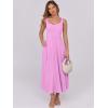 imageANRABESS Women Summer Casual Dress Sleeveless Smocked Back Tank Midi Dresses 2025 Beach Vacation Sundress with PocketsPink