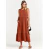 imageANRABESS Women Summer Casual Sleeveless Crewneck Sundress Aline Flowy Tiered Maxi Long Beach Dress Vacation OutfitsBrick Red