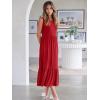 imageANRABESS Women Summer Casual Sleeveless Crewneck Sundress Aline Flowy Tiered Maxi Long Beach Dress Vacation OutfitsBright Red