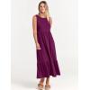 imageANRABESS Women Summer Casual Sleeveless Crewneck Sundress Aline Flowy Tiered Maxi Long Beach Dress Vacation OutfitsDark Purple