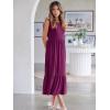 imageANRABESS Women Summer Casual Sleeveless Crewneck Sundress Aline Flowy Tiered Maxi Long Beach Dress Vacation OutfitsDark Purple