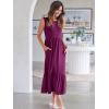 imageANRABESS Women Summer Casual Sleeveless Crewneck Sundress Aline Flowy Tiered Maxi Long Beach Dress Vacation OutfitsDark Purple