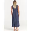 imageANRABESS Women Summer Casual Sleeveless Crewneck Sundress Aline Flowy Tiered Maxi Long Beach Dress Vacation OutfitsDeep Blue
