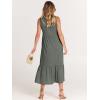 imageANRABESS Women Summer Casual Sleeveless Crewneck Sundress Aline Flowy Tiered Maxi Long Beach Dress Vacation OutfitsGray