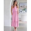 imageANRABESS Women Summer Casual Sleeveless Crewneck Sundress Aline Flowy Tiered Maxi Long Beach Dress Vacation OutfitsLight Pink