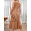 imageANRABESS Women Summer Casual Sleeveless Crewneck Sundress Aline Flowy Tiered Maxi Long Beach Dress Vacation OutfitsLight Rust
