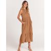 imageANRABESS Women Summer Casual Sleeveless Crewneck Sundress Aline Flowy Tiered Maxi Long Beach Dress Vacation OutfitsLight Rust