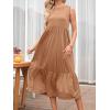 imageANRABESS Women Summer Casual Sleeveless Crewneck Sundress Aline Flowy Tiered Maxi Long Beach Dress Vacation OutfitsLight Rust
