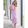imageANRABESS Women Summer Casual Sleeveless Crewneck Sundress Aline Flowy Tiered Maxi Long Beach Dress Vacation OutfitsLilac