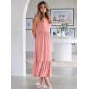 imageANRABESS Women Summer Casual Sleeveless Crewneck Sundress Aline Flowy Tiered Maxi Long Beach Dress Vacation OutfitsPink