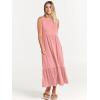 imageANRABESS Women Summer Casual Sleeveless Crewneck Sundress Aline Flowy Tiered Maxi Long Beach Dress Vacation OutfitsPink