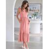 imageANRABESS Women Summer Casual Sleeveless Crewneck Sundress Aline Flowy Tiered Maxi Long Beach Dress Vacation OutfitsPink