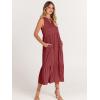 imageANRABESS Women Summer Casual Sleeveless Crewneck Sundress Aline Flowy Tiered Maxi Long Beach Dress Vacation OutfitsRed