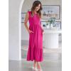 imageANRABESS Women Summer Casual Sleeveless Crewneck Sundress Aline Flowy Tiered Maxi Long Beach Dress Vacation OutfitsRose