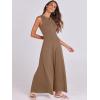 imageANRABESS Women Summer Casual Sleeveless Maxi Sundress Button Fit ampamp Flare ALine Flowy Long Dresses 2025 Beach OutfitsKhaki