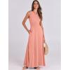 imageANRABESS Women Summer Casual Sleeveless Maxi Sundress Button Fit ampamp Flare ALine Flowy Long Dresses 2025 Beach OutfitsLight Pink