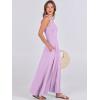 imageANRABESS Women Summer Casual Sleeveless Maxi Sundress Button Fit ampamp Flare ALine Flowy Long Dresses 2025 Beach OutfitsLight Purple