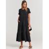 imageANRABESS Women Summer Maxi Dress Short Sleeve Swing Casual Asymmetric Tiered Vacation Long Beach Sundress OutfitsBlack
