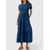 imageANRABESS Women Summer Maxi Dress Short Sleeve Swing Casual Asymmetric Tiered Vacation Long Beach Sundress OutfitsBlue