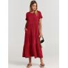 imageANRABESS Women Summer Maxi Dress Short Sleeve Swing Casual Asymmetric Tiered Vacation Long Beach Sundress OutfitsBurgundy