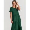 imageANRABESS Women Summer Maxi Dress Short Sleeve Swing Casual Asymmetric Tiered Vacation Long Beach Sundress OutfitsDeep Green