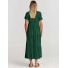 imageANRABESS Women Summer Maxi Dress Short Sleeve Swing Casual Asymmetric Tiered Vacation Long Beach Sundress OutfitsDeep Green