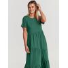 imageANRABESS Women Summer Maxi Dress Short Sleeve Swing Casual Asymmetric Tiered Vacation Long Beach Sundress OutfitsGreen